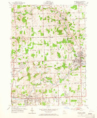 Download a high-resolution, GPS-compatible USGS topo map for Rochester, MI (1966 edition)
