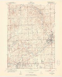 Download a high-resolution, GPS-compatible USGS topo map for Rochester, MI (1954 edition)