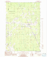 Download a high-resolution, GPS-compatible USGS topo map for Rock, MI (1985 edition)