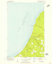 Download a high-resolution, GPS-compatible USGS topo map for Rockhouse Point, MI (1956 edition)