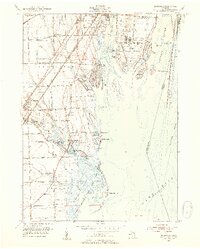 1952 Map of Rockwood, 1954 Print