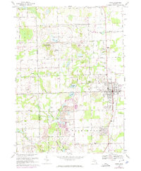 Download a high-resolution, GPS-compatible USGS topo map for Romeo, MI (1974 edition)