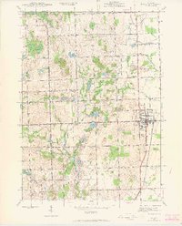 Download a high-resolution, GPS-compatible USGS topo map for Romeo, MI (1965 edition)