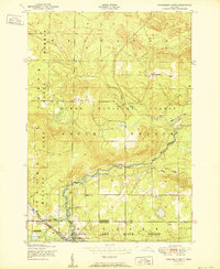 preview thumbnail of historical topo map of Crawford County, MI in 1951