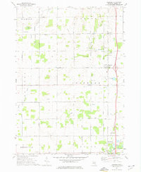 Download a high-resolution, GPS-compatible USGS topo map for Rosebush, MI (1976 edition)