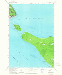 Download a high-resolution, GPS-compatible USGS topo map for Round Island, MI (1966 edition)
