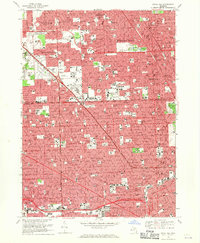 Download a high-resolution, GPS-compatible USGS topo map for Royal Oak, MI (1971 edition)