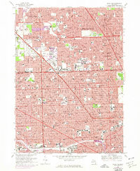 Download a high-resolution, GPS-compatible USGS topo map for Royal Oak, MI (1974 edition)