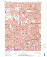 Download a high-resolution, GPS-compatible USGS topo map for Royal Oak, MI (1981 edition)