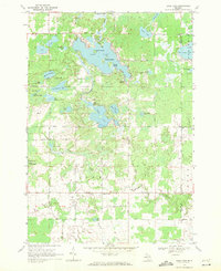 Download a high-resolution, GPS-compatible USGS topo map for Sage Lake, MI (1971 edition)
