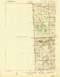 Download a high-resolution, GPS-compatible USGS topo map for Salem, MI (1945 edition)