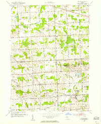 preview thumbnail of historical topo map of Oakland County, MI in 1953