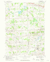 preview thumbnail of historical topo map of Oakland County, MI in 1969