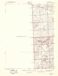 Download a high-resolution, GPS-compatible USGS topo map for Salem, MI (1945 edition)