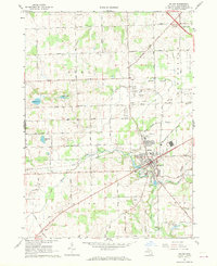 preview thumbnail of historical topo map of Saline, MI in 1967