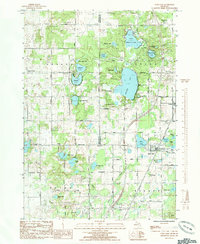 Download a high-resolution, GPS-compatible USGS topo map for Sand Lake, MI (1985 edition)