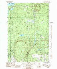 Download a high-resolution, GPS-compatible USGS topo map for Sand River, MI (1985 edition)