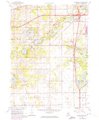 Download a high-resolution, GPS-compatible USGS topo map for Schoolcraft NW, MI (1974 edition)