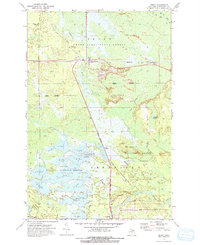 Download a high-resolution, GPS-compatible USGS topo map for Seney, MI (1975 edition)