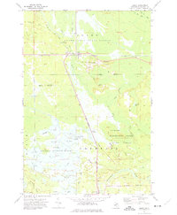 Download a high-resolution, GPS-compatible USGS topo map for Seney, MI (1975 edition)
