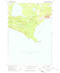 Download a high-resolution, GPS-compatible USGS topo map for Seul Choix Point, MI (1975 edition)