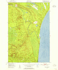 Download a high-resolution, GPS-compatible USGS topo map for Shelldrake, MI (1955 edition)