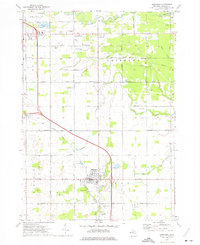 Download a high-resolution, GPS-compatible USGS topo map for Shepherd, MI (1976 edition)