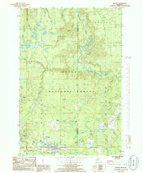 Download a high-resolution, GPS-compatible USGS topo map for Sidnaw, MI (1986 edition)