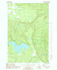 Download a high-resolution, GPS-compatible USGS topo map for Silver Lake Basin, MI (1985 edition)