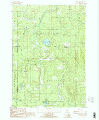 Download a high-resolution, GPS-compatible USGS topo map for Silver Lake, MI (1986 edition)