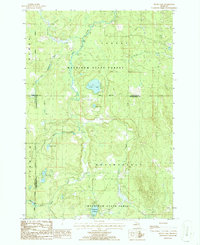 Download a high-resolution, GPS-compatible USGS topo map for Silver Lake, MI (1986 edition)