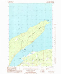 Download a high-resolution, GPS-compatible USGS topo map for Skanee North, MI (1985 edition)
