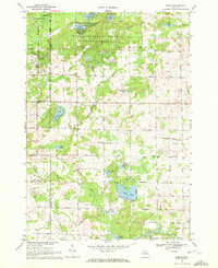 Download a high-resolution, GPS-compatible USGS topo map for Skeels, MI (1972 edition)