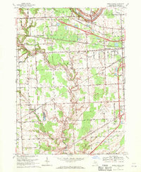 Download a high-resolution, GPS-compatible USGS topo map for Smiths Creek, MI (1970 edition)