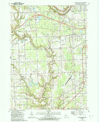 preview thumbnail of historical topo map of St. Clair County, MI in 1991