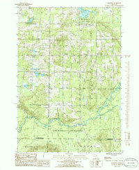 Download a high-resolution, GPS-compatible USGS topo map for Smithville, MI (1986 edition)