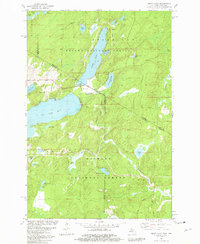 Download a high-resolution, GPS-compatible USGS topo map for Smoky Lake, MI (1981 edition)
