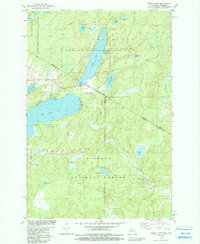 Download a high-resolution, GPS-compatible USGS topo map for Smoky Lake, MI (1990 edition)