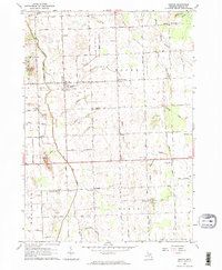 Download a high-resolution, GPS-compatible USGS topo map for Snover, MI (1964 edition)