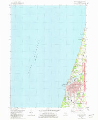Download a high-resolution, GPS-compatible USGS topo map for South Haven, MI (1982 edition)