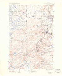 Download a high-resolution, GPS-compatible USGS topo map for South Range, MI (1948 edition)