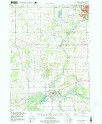 Download a high-resolution, GPS-compatible USGS topo map for Southwest Albion, MI (1999 edition)