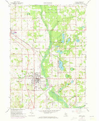 Download a high-resolution, GPS-compatible USGS topo map for Sparta, MI (1973 edition)
