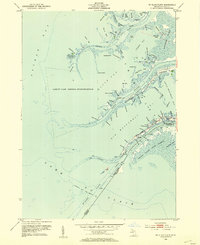 Download a high-resolution, GPS-compatible USGS topo map for St Clair Flats, MI (1954 edition)