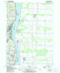 Download a high-resolution, GPS-compatible USGS topo map for St Clair, MI (1991 edition)