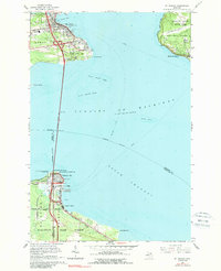 Download a high-resolution, GPS-compatible USGS topo map for St Ignace, MI (1989 edition)