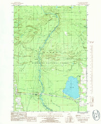 Download a high-resolution, GPS-compatible USGS topo map for St Jacques, MI (1985 edition)
