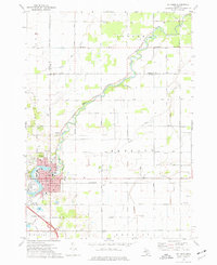 Download a high-resolution, GPS-compatible USGS topo map for St Louis, MI (1977 edition)