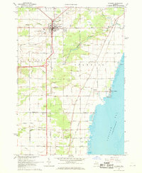 Download a high-resolution, GPS-compatible USGS topo map for Standish, MI (1969 edition)