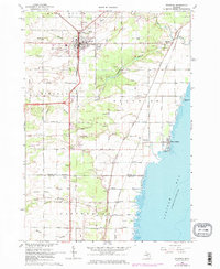 Download a high-resolution, GPS-compatible USGS topo map for Standish, MI (1974 edition)